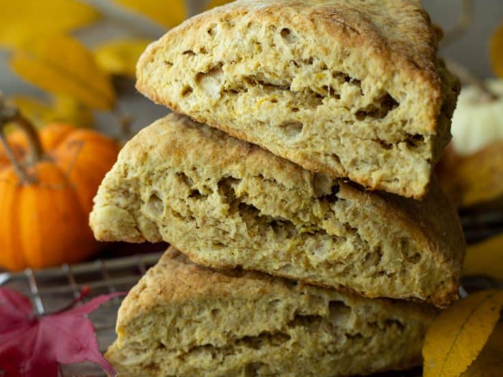 Three Pumpkin Scones