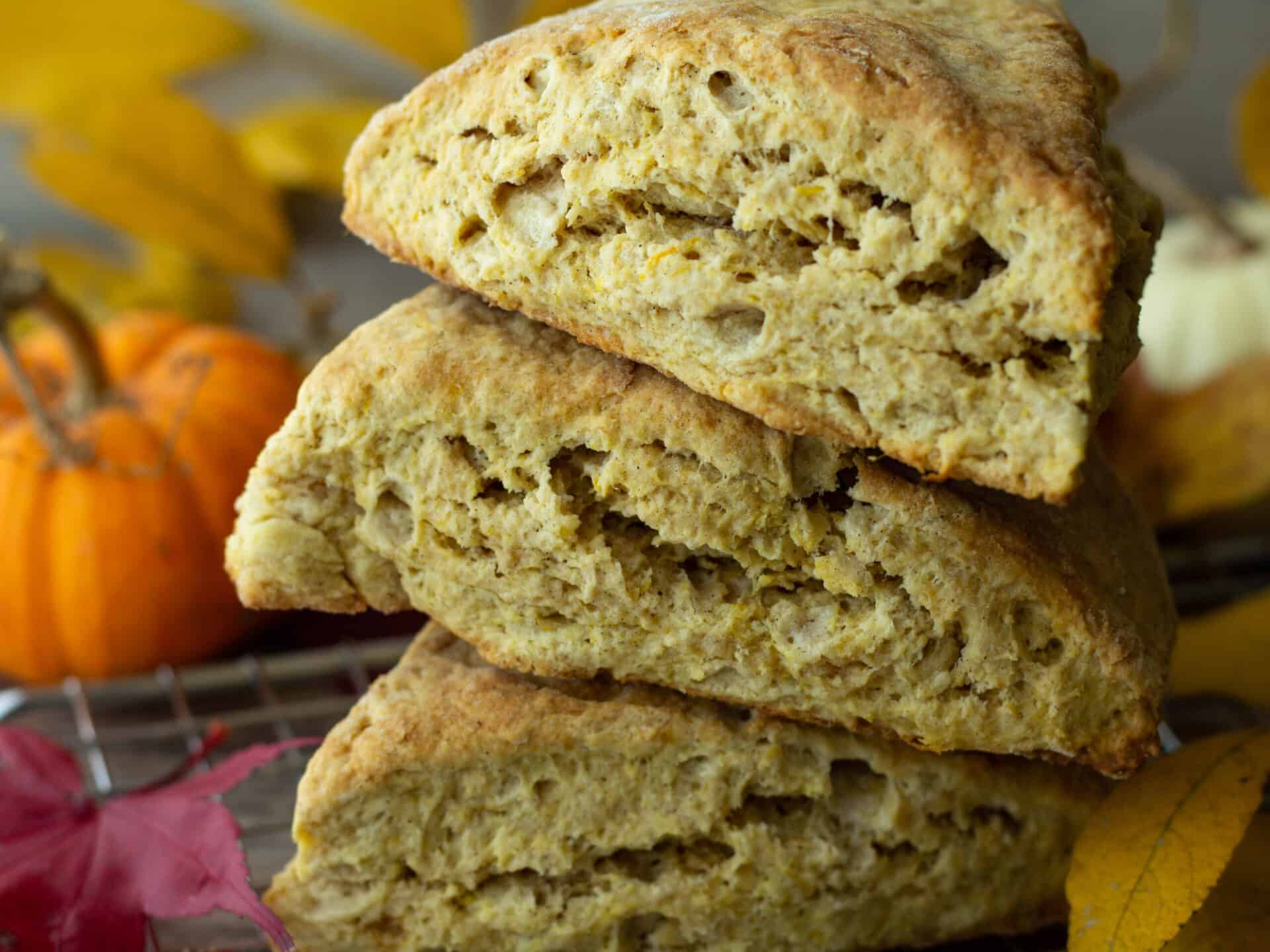 Three Pumpkin Scones