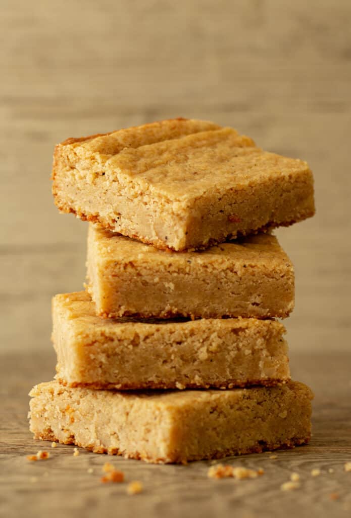 chai spiced white chocolate brownies