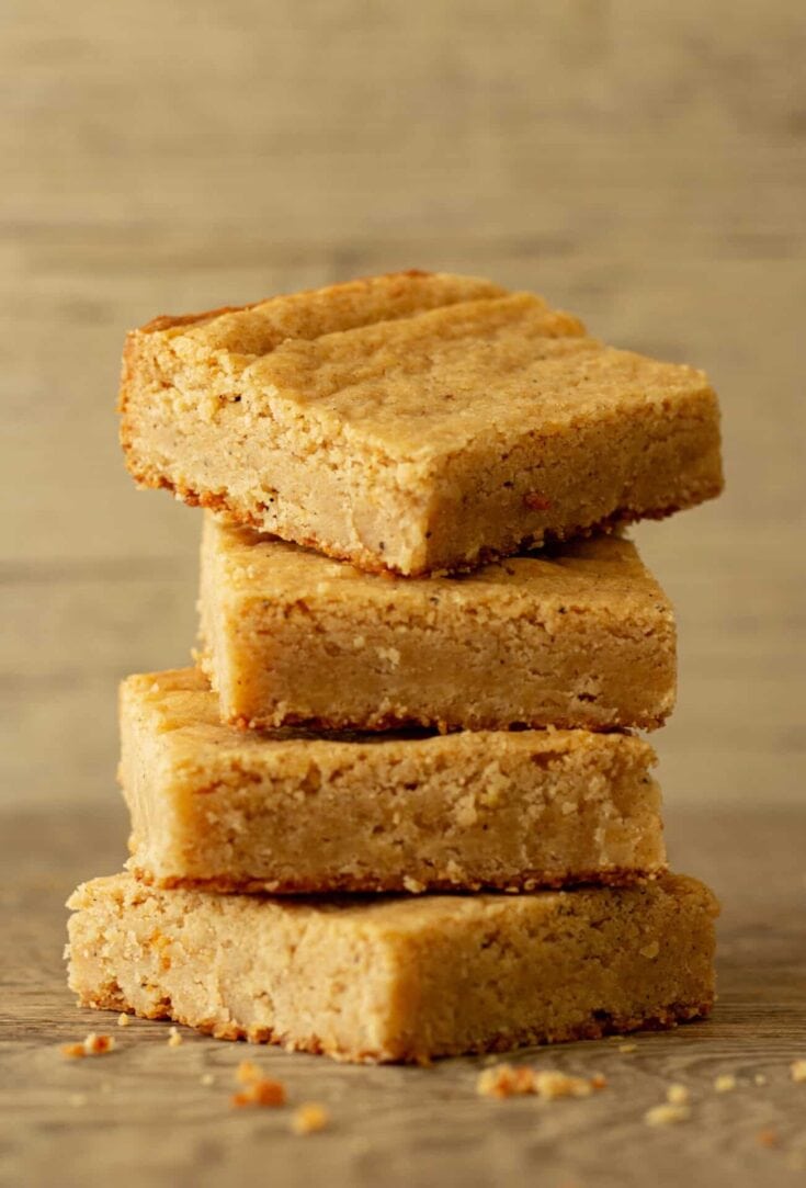 chai spiced white chocolate brownies
