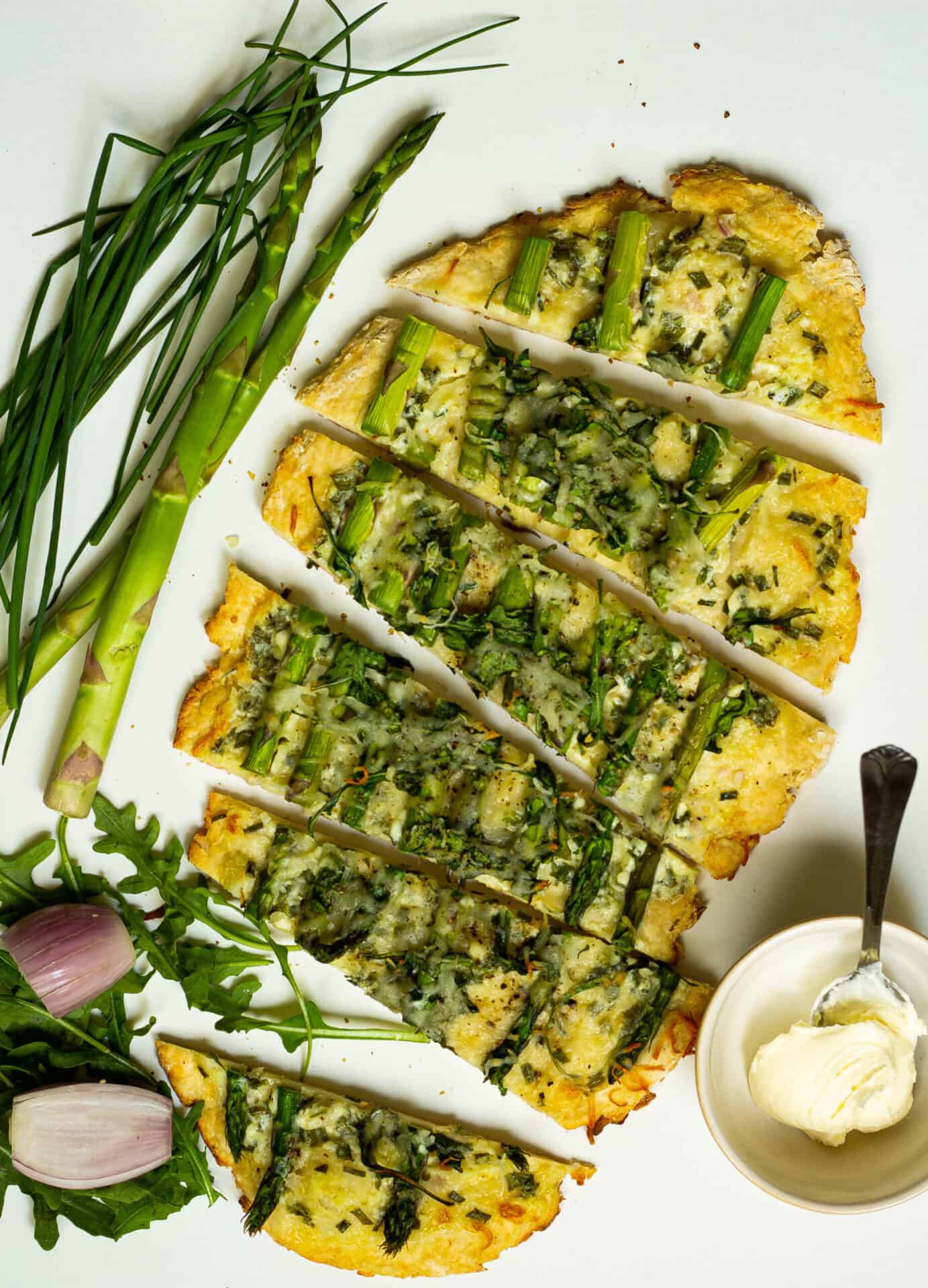 flatbread with arugula