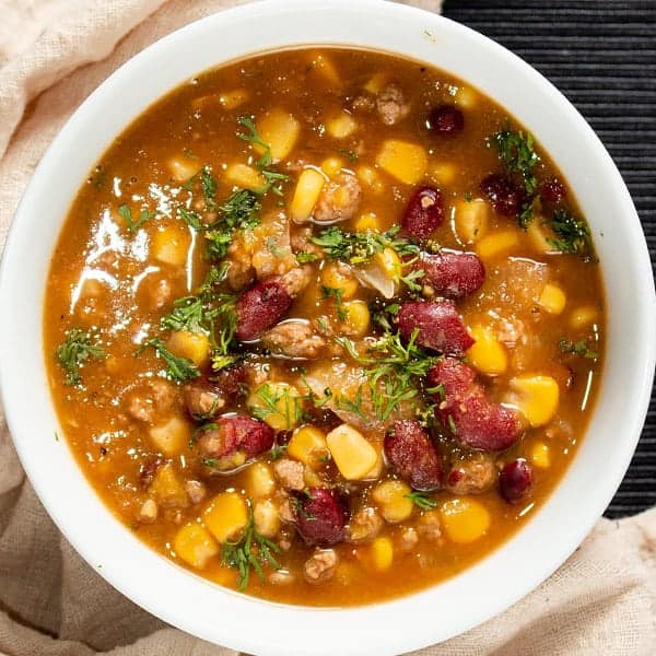 Image for Fall Pumpkin Chili Recipe (+VIDEO)