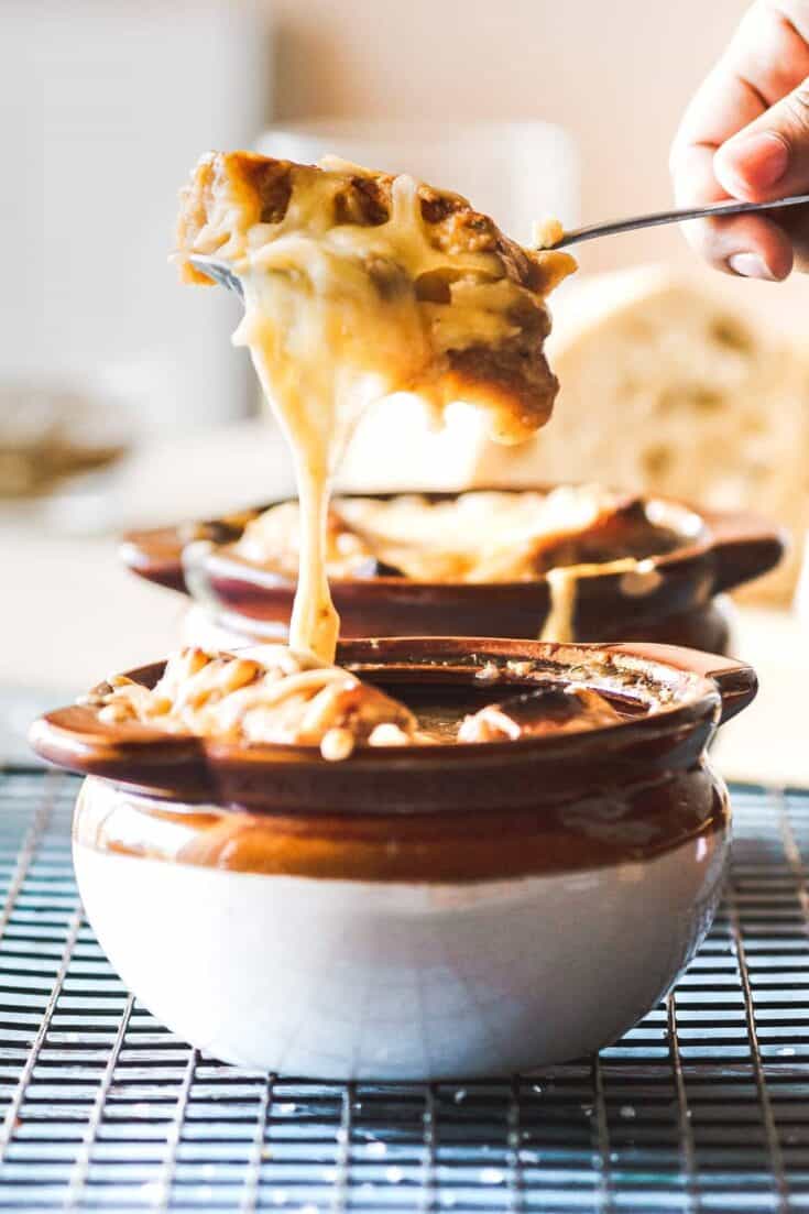 Image for Easy Classic French Onion Soup Recipe | Sweet Tea and Thyme