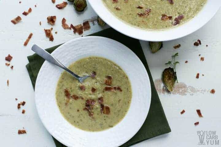 Image for Roasted Brussels Sprout Soup with Bacon
