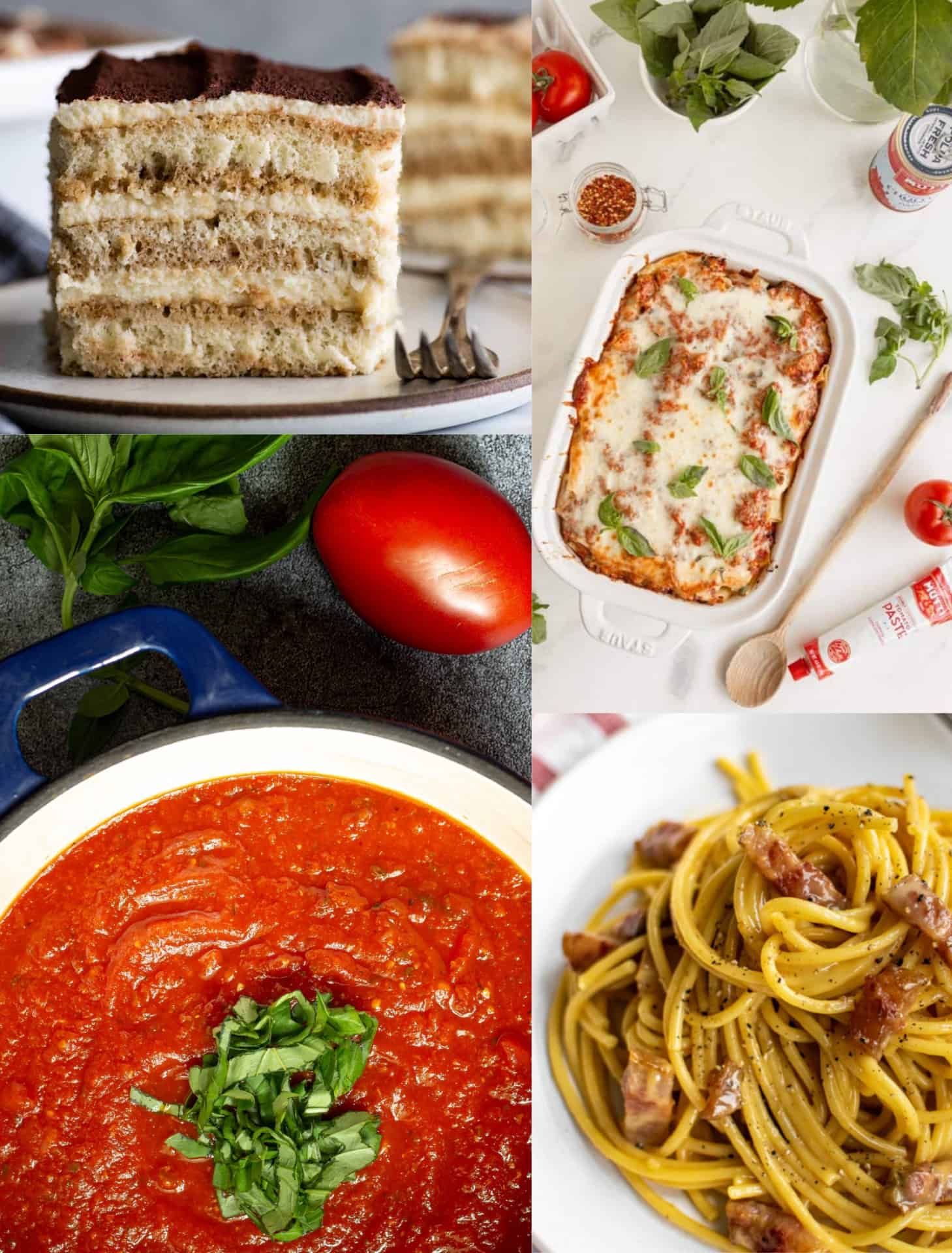 photos of Italian dishes