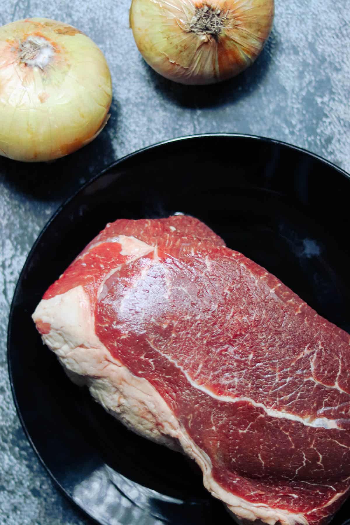 Ingredients for pot roast.