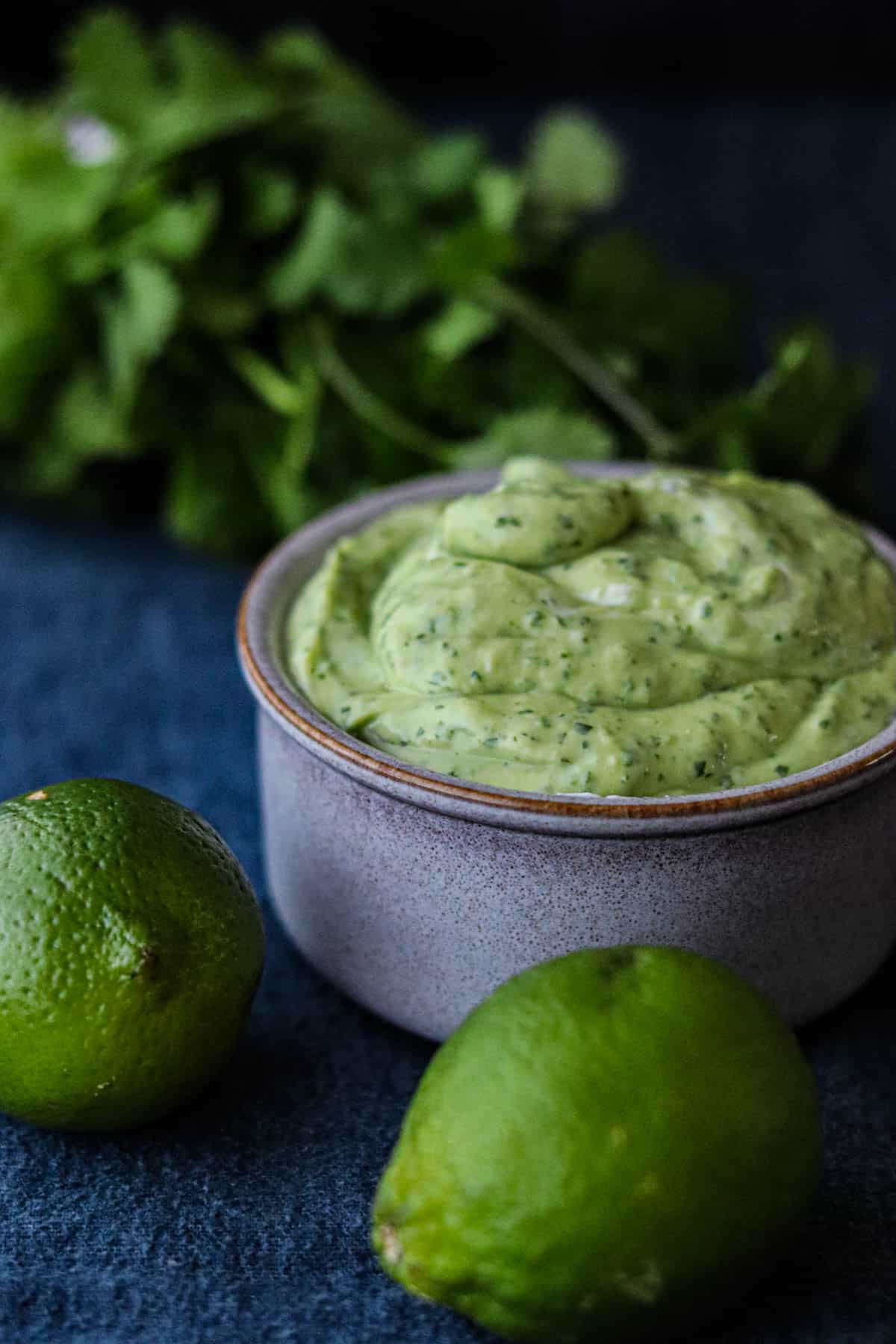 avocado lime crema.