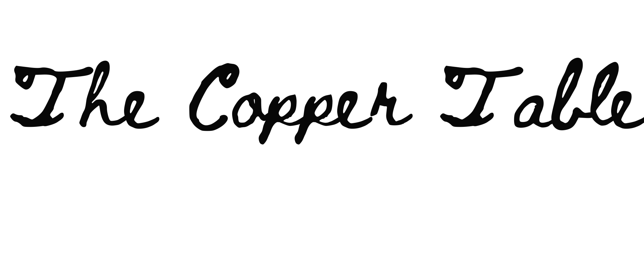 The Copper Table