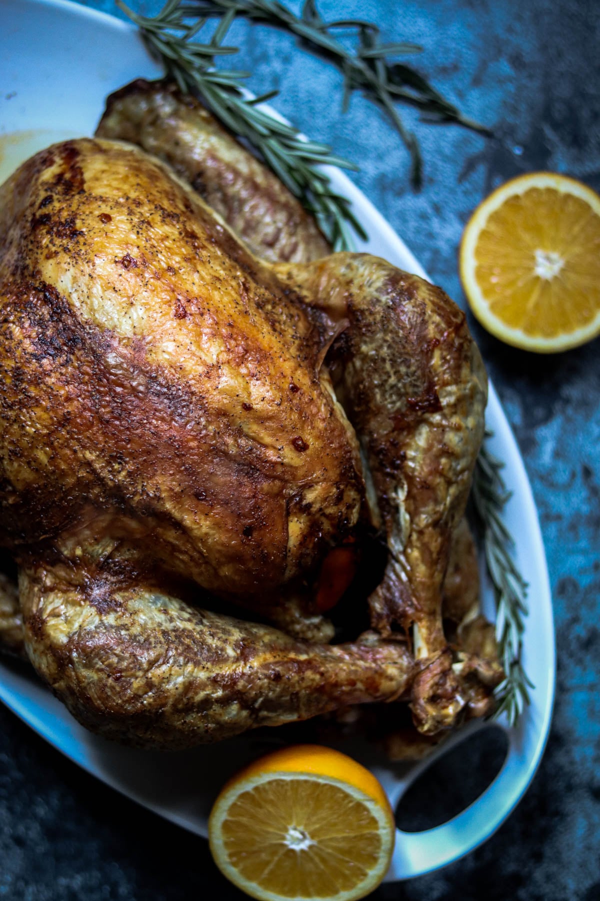 Rosemary Citrus roast turkey.
